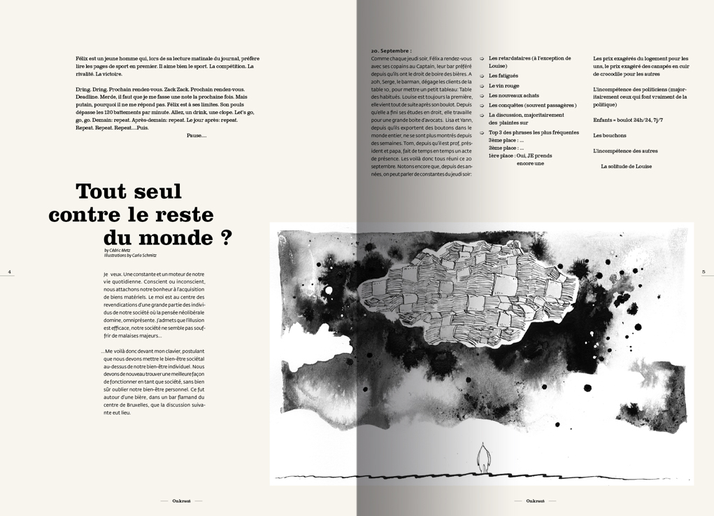 Typografie und Layout Workshop-Ergebnis von Gilles Scaccia