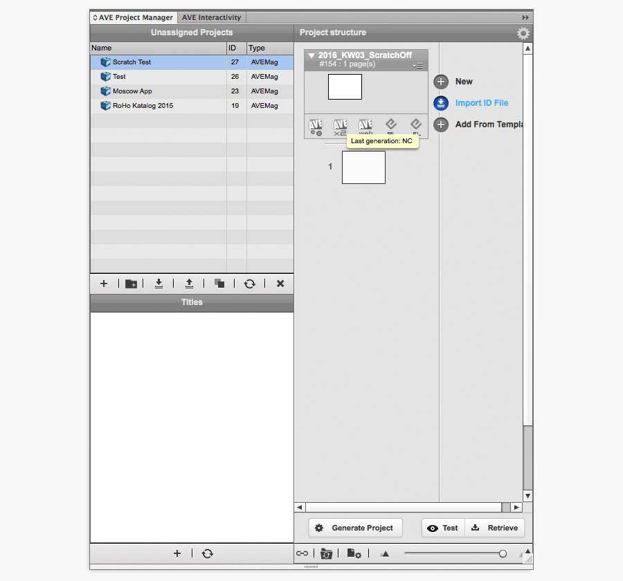 Scratch-Off Tutorial: InDesign-Dokument importieren und Seitenvorschau