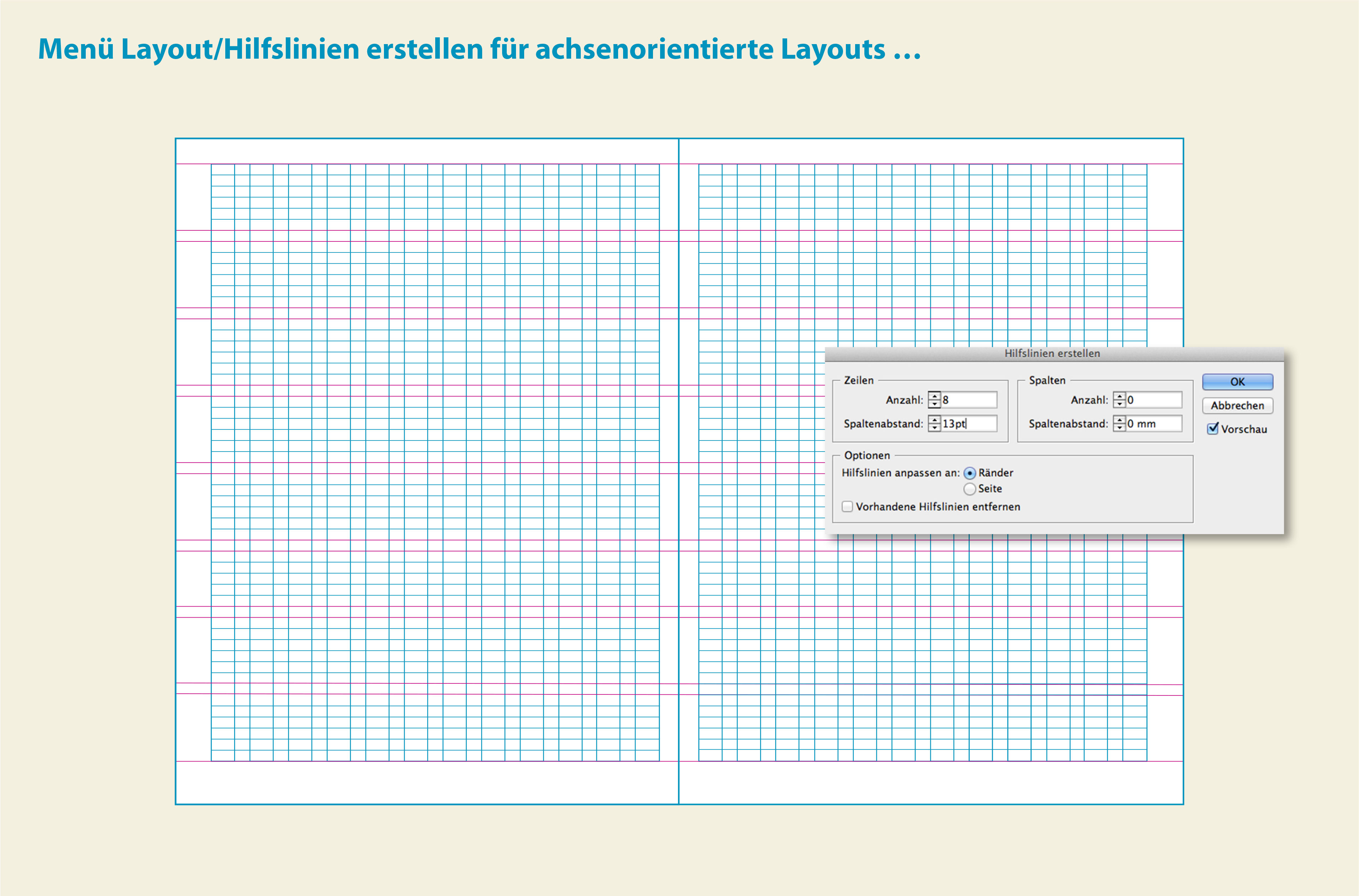 Layoutgestaltung Mit Dem Gestaltungsraster Den Typografischen Spannungsbogen Finden Typeschool Workshops Zu Typografie Layout In Der Kommunikation